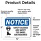 Signmission 3.5 in Height, 5 in Width, Vinyl Decal, Rectangle OS-2PACK-NS-D-35-L-18163 - alternate 6